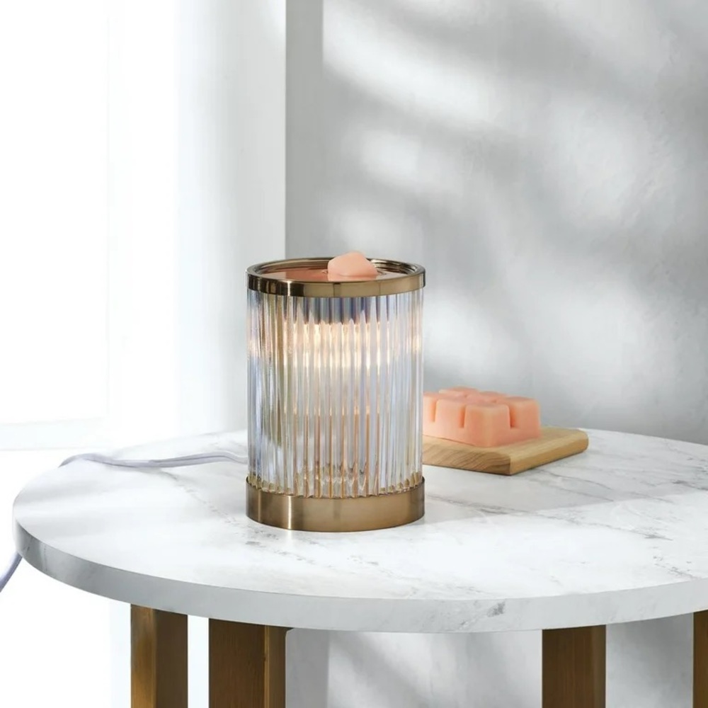 Better Homes & Gardens Full Size Wax Warmer, Ribbed Glass - Picture 2 of 4